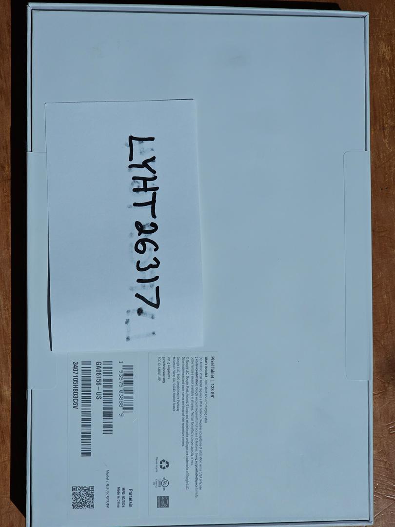 Google Pixel Tablet 11", color Porcelain
