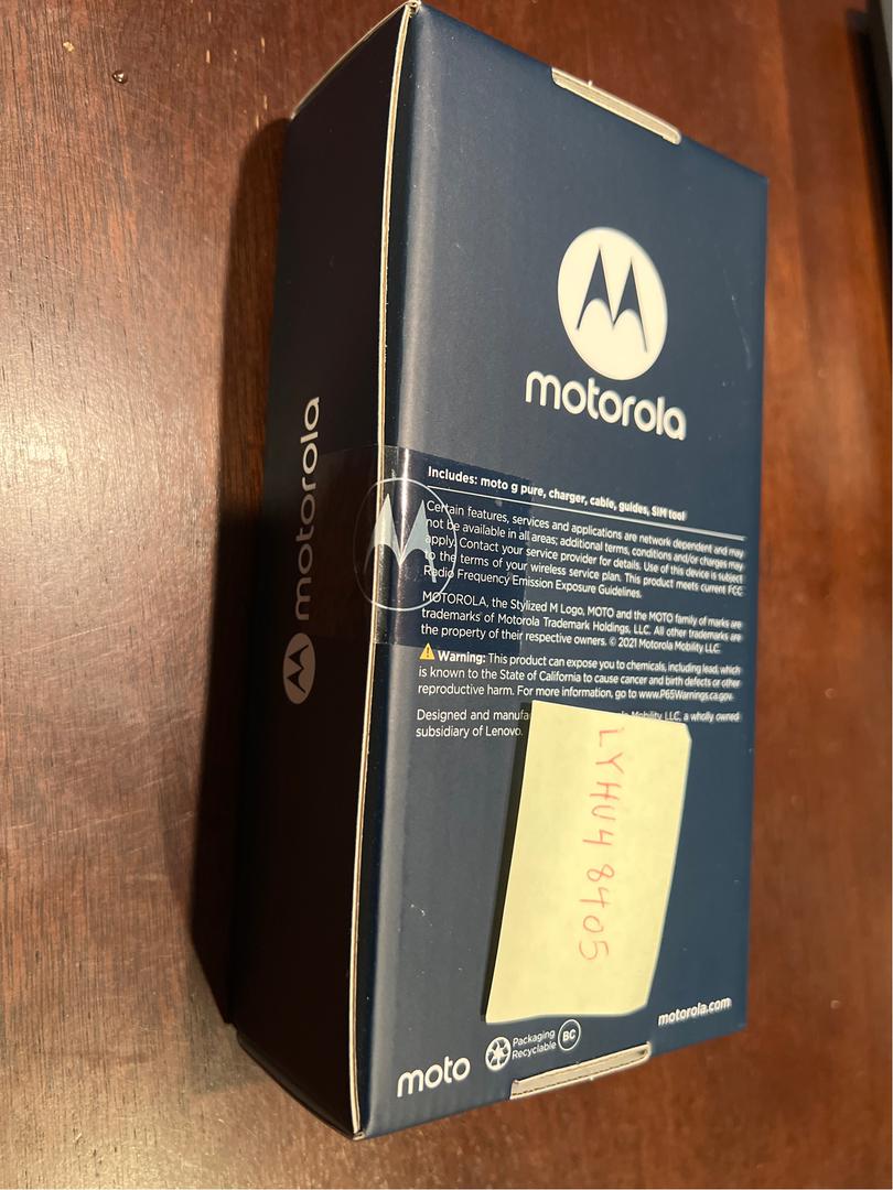 Moto G Pure, color Navy Blue
