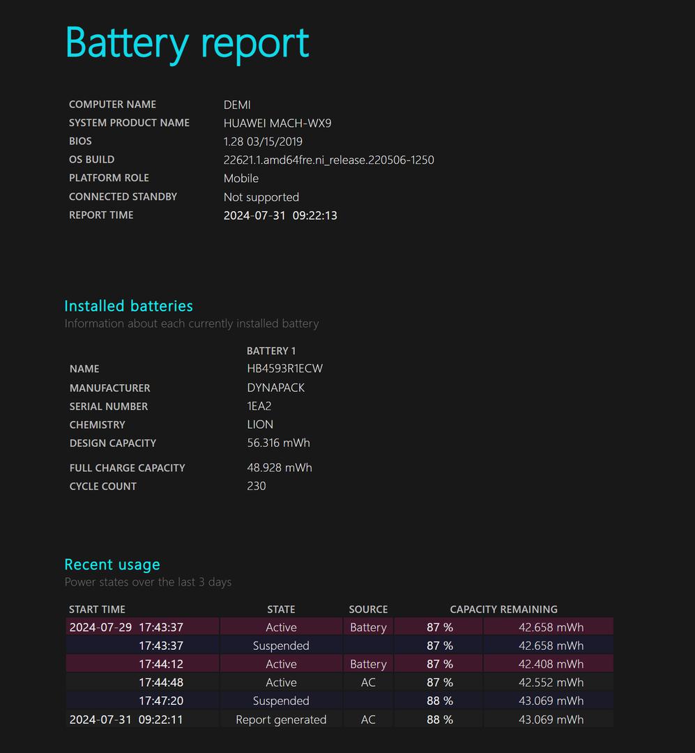 Huawei MateBook X Pro, color Gray