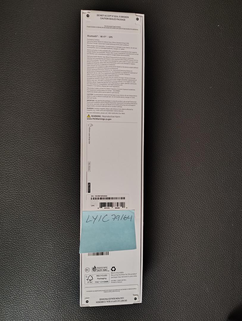 Samsung Galaxy Watch FE, color Black