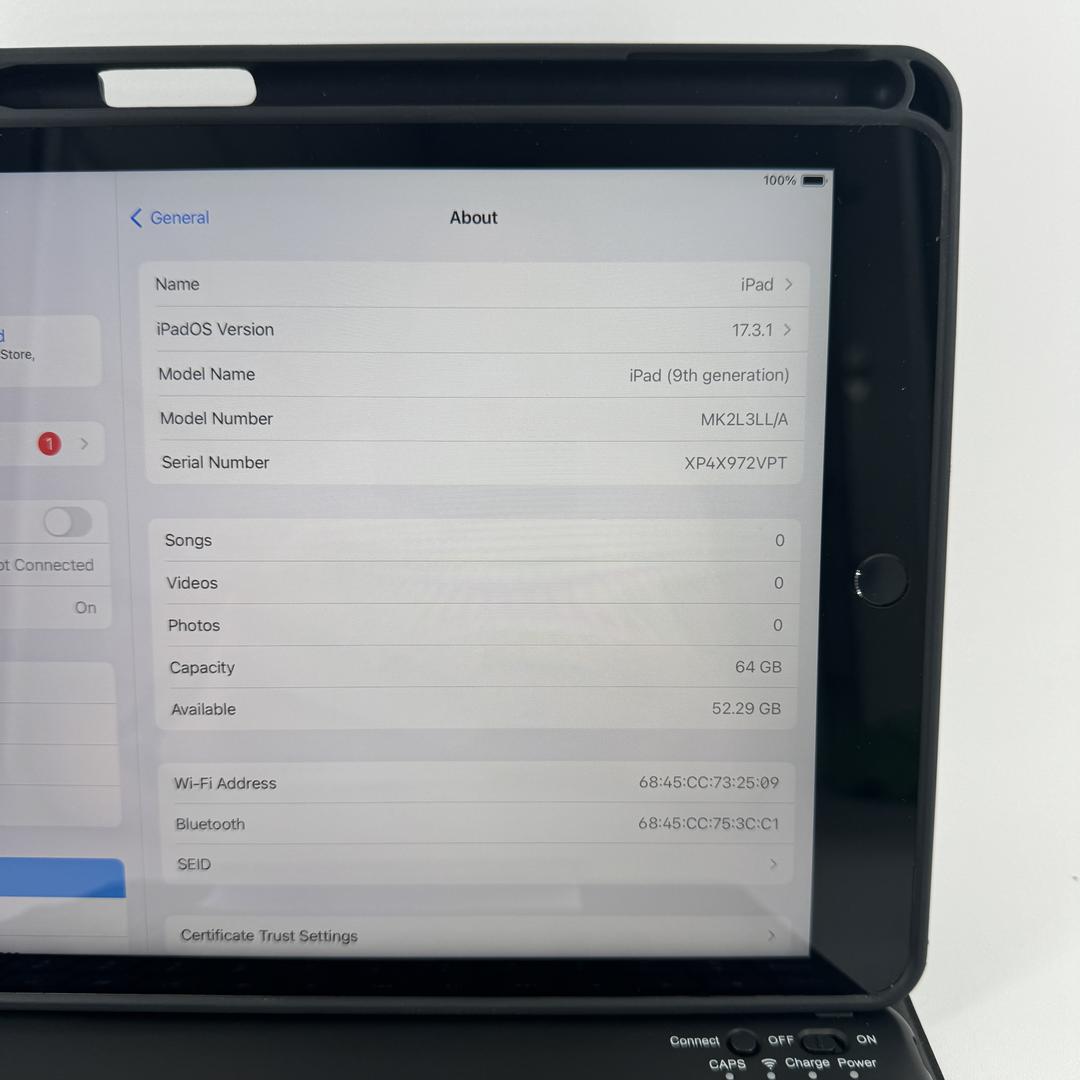 Apple iPad 9th Gen, color Gray