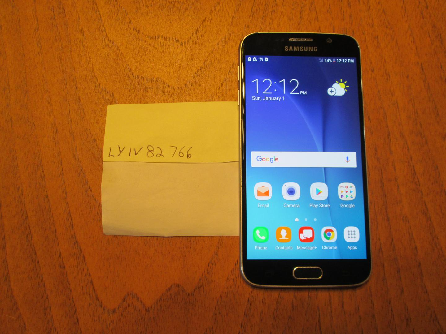 Samsung Galaxy S6, color Black