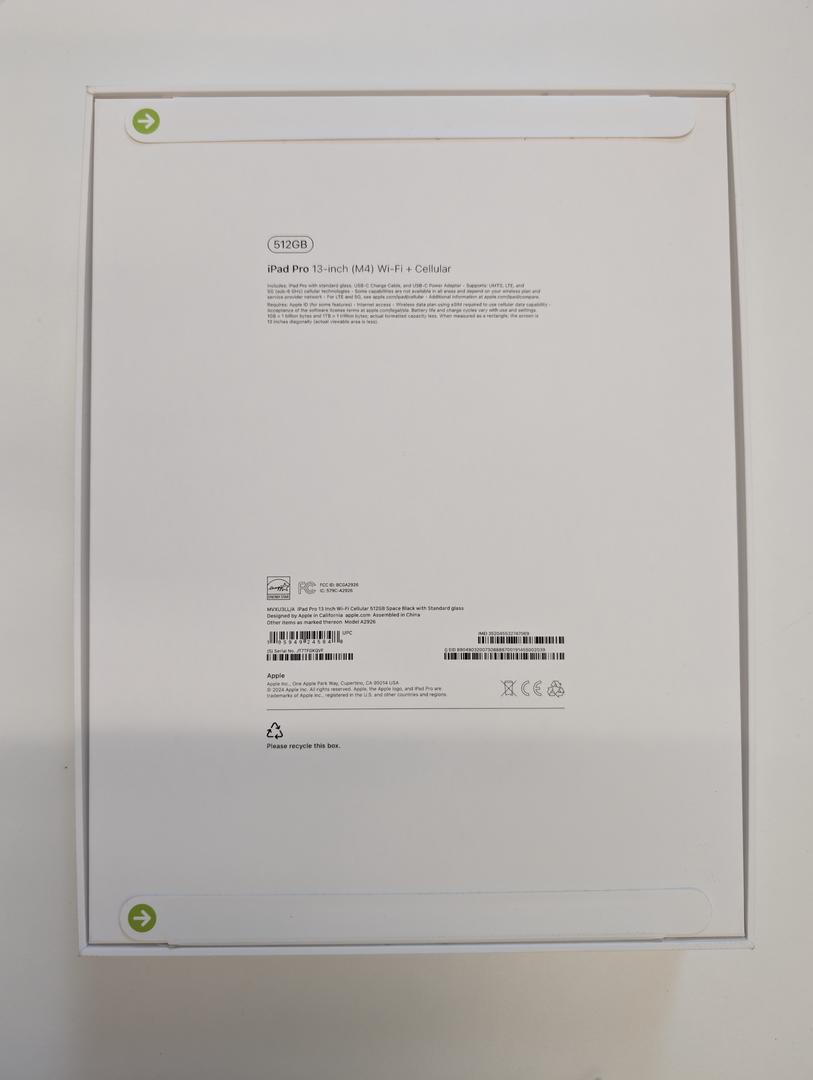 Apple iPad Pro 13" (M4) 2024, color Black