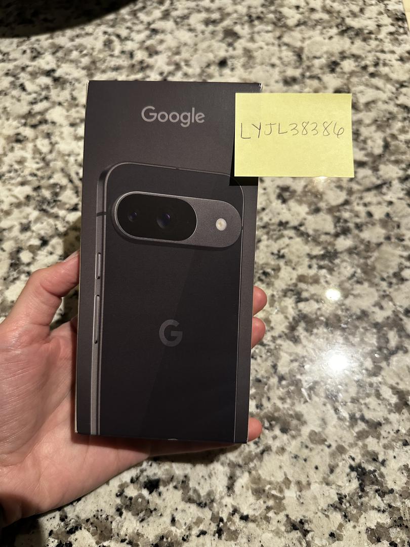 Google Pixel 9, color Obsidian