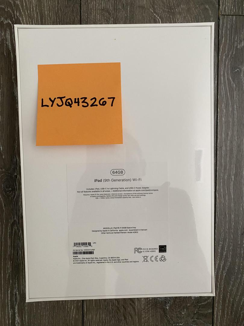 Apple iPad 9th Gen, color Gray