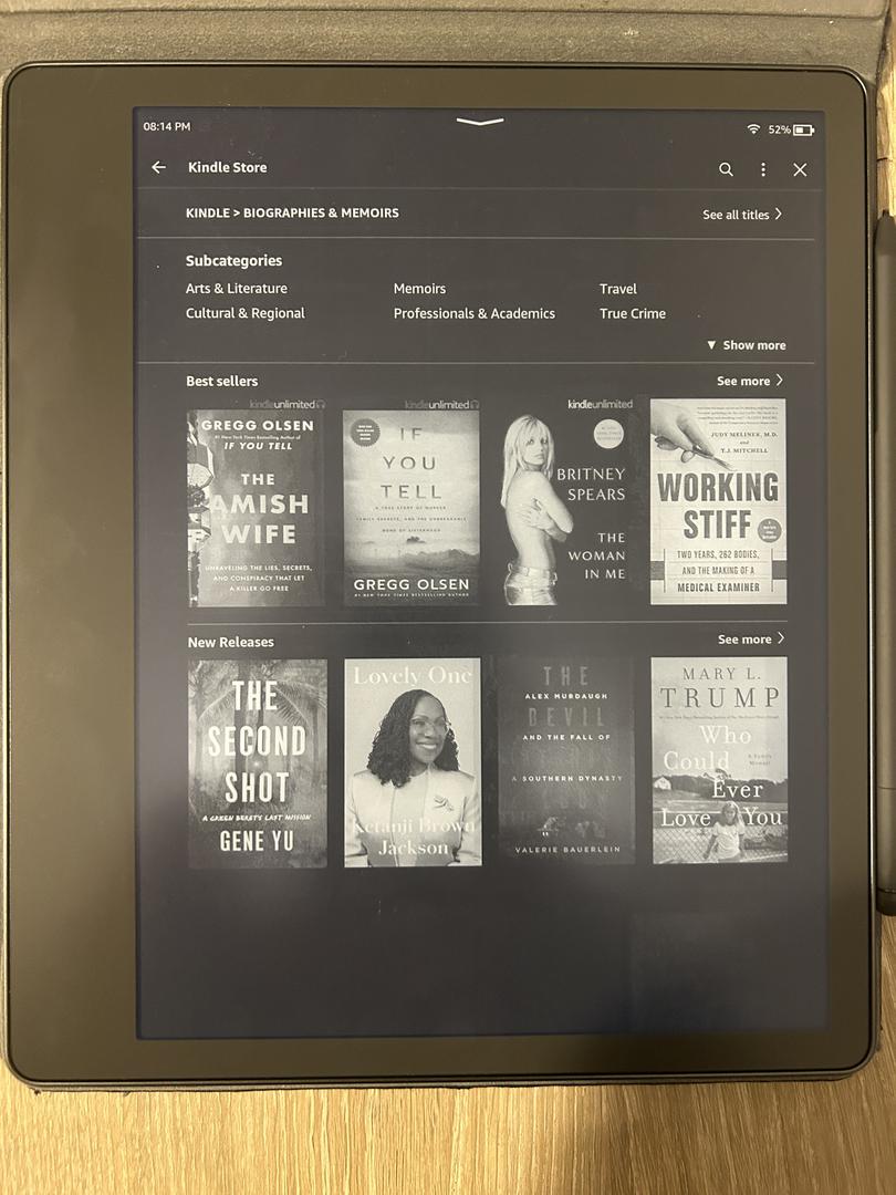 Amazon Kindle Scribe 10.2", color