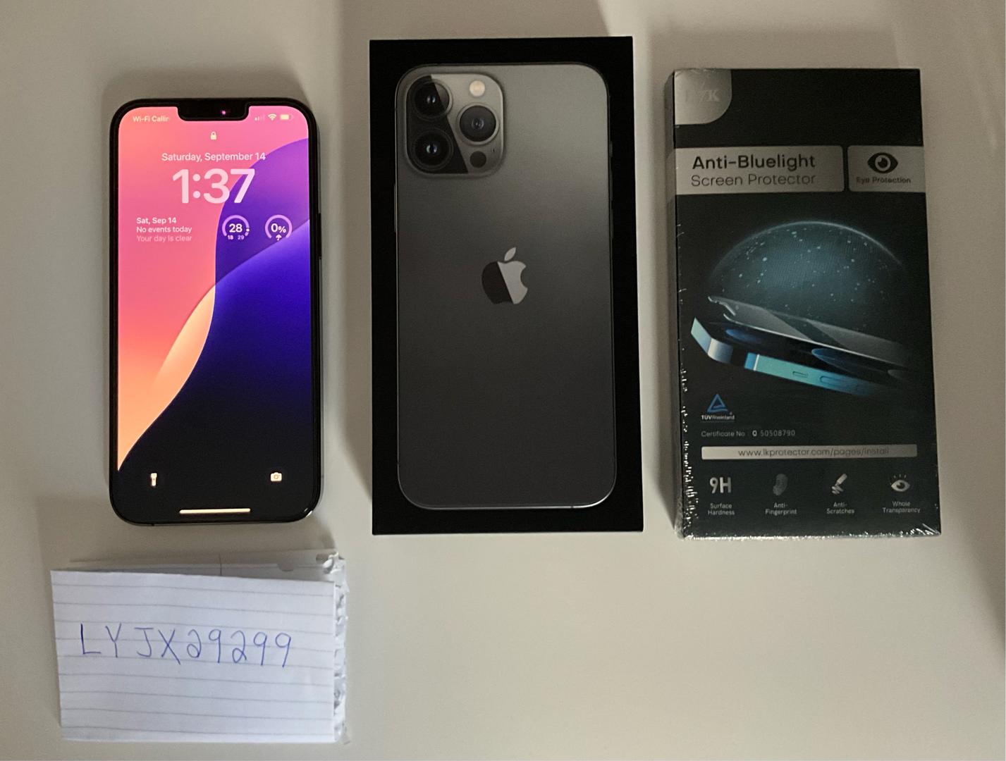 Apple iPhone 13 Pro Max - Unlocked Non-US, 128GB, Graphite, A2641