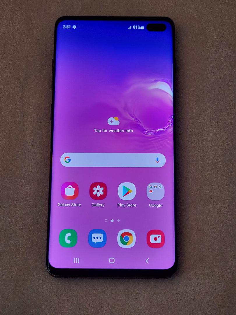 Samsung Galaxy S10 Plus Unlocked, Black, 128GB, 8GB, SMG975U1