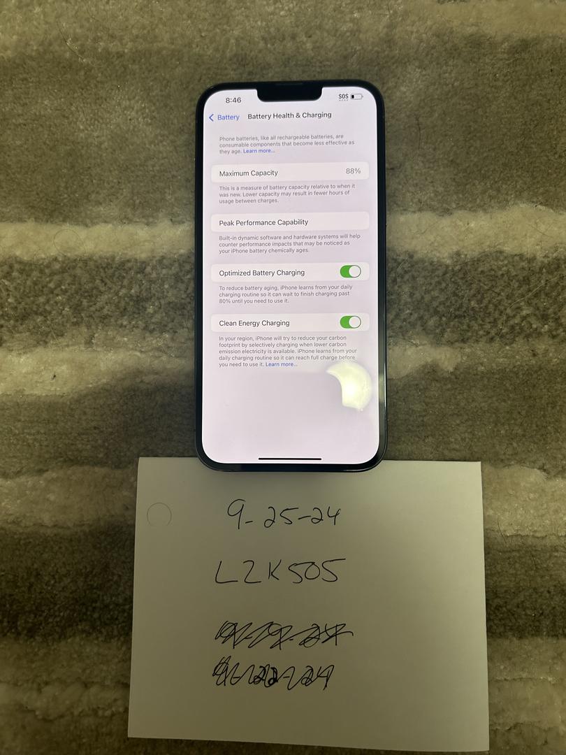 Apple iPhone 13 Pro Max Unlocked, Sierra Blue, 512GB, A2484