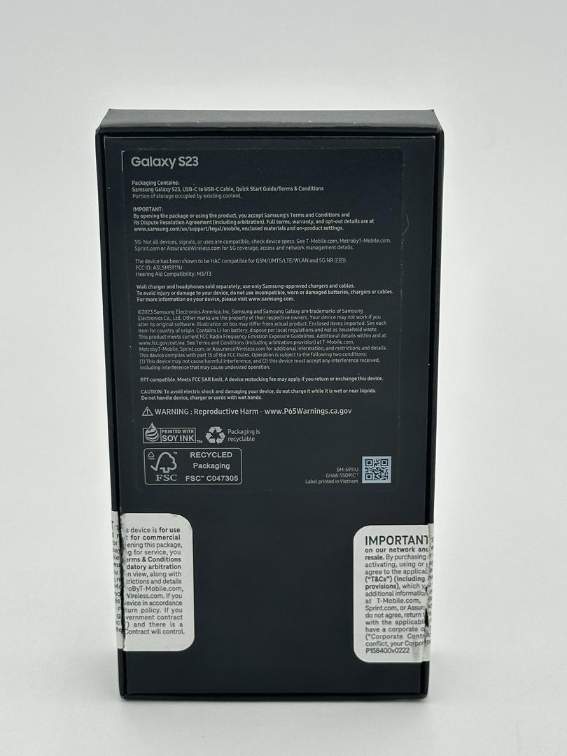 Samsung Galaxy S23, color Black