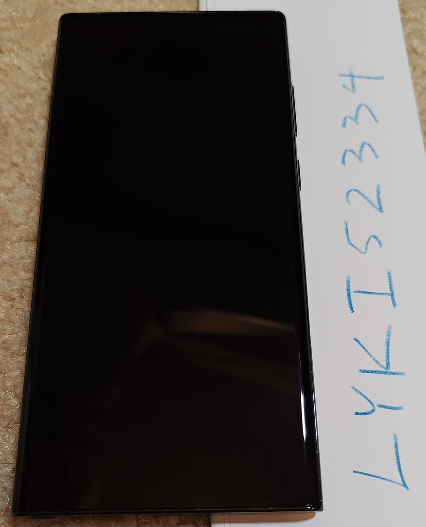 Samsung Galaxy S22 Ultra Unlocked, Black, 128GB, 8GB, SMS908U1