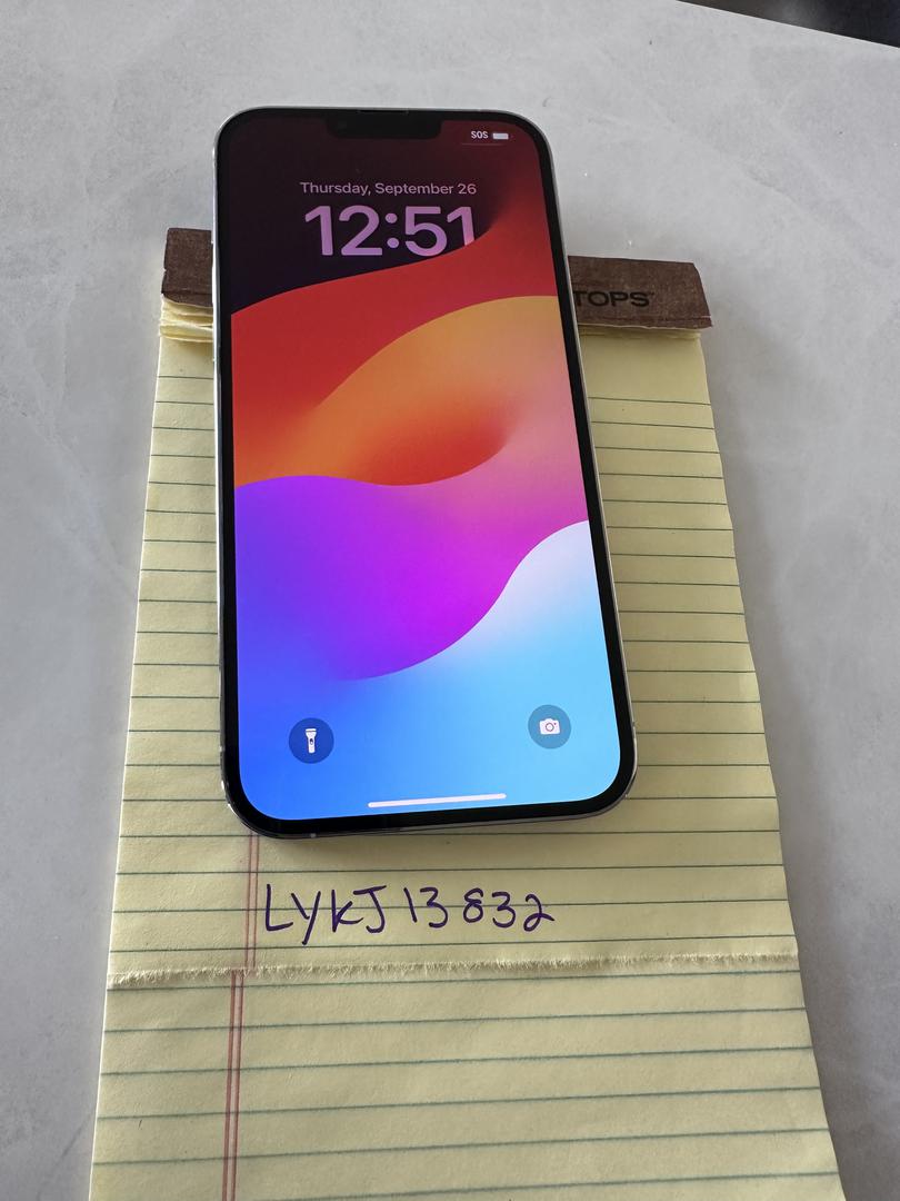 Apple iPhone 13 Pro Max Unlocked, Silver, 512GB, A2484 LYKJ13832