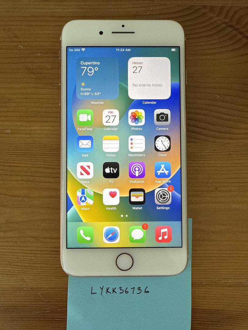 Apple iPhone 8 Plus Unlocked, Gold, 64GB, A1897, GSM LYKK36736 Swappa