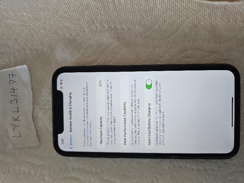 Apple iPhone 11 Unlocked, Black, 128GB, A2111 LYKL31477 Swappa