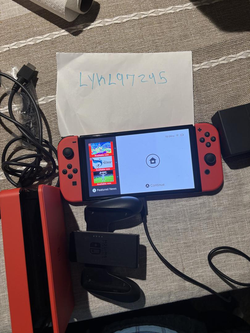 Nintendo Switch OLED Red, 64GB, Mario Red Edition LYKL97245 Swappa