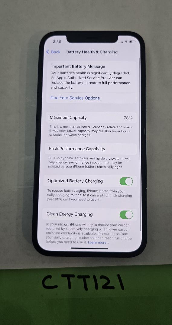 Apple iPhone 12 Unlocked, Black, 64GB, A2172 LYKM11096 Swappa