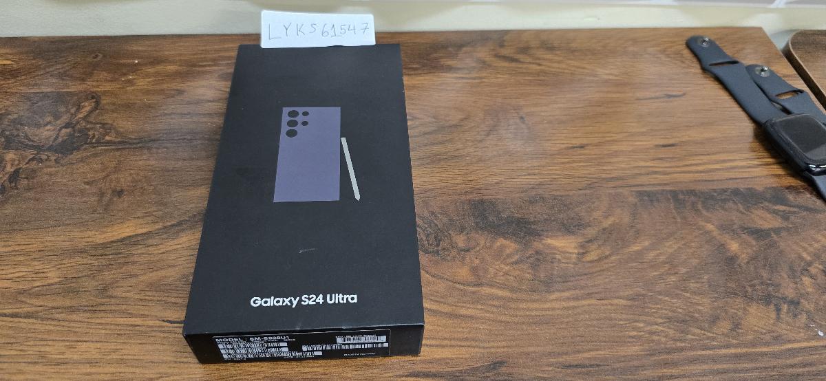 Galaxy S24 Ultra 箱未開封 Samsung Galaxy S24 Ultra Box Retail Packaging with OEM USB-C Cable