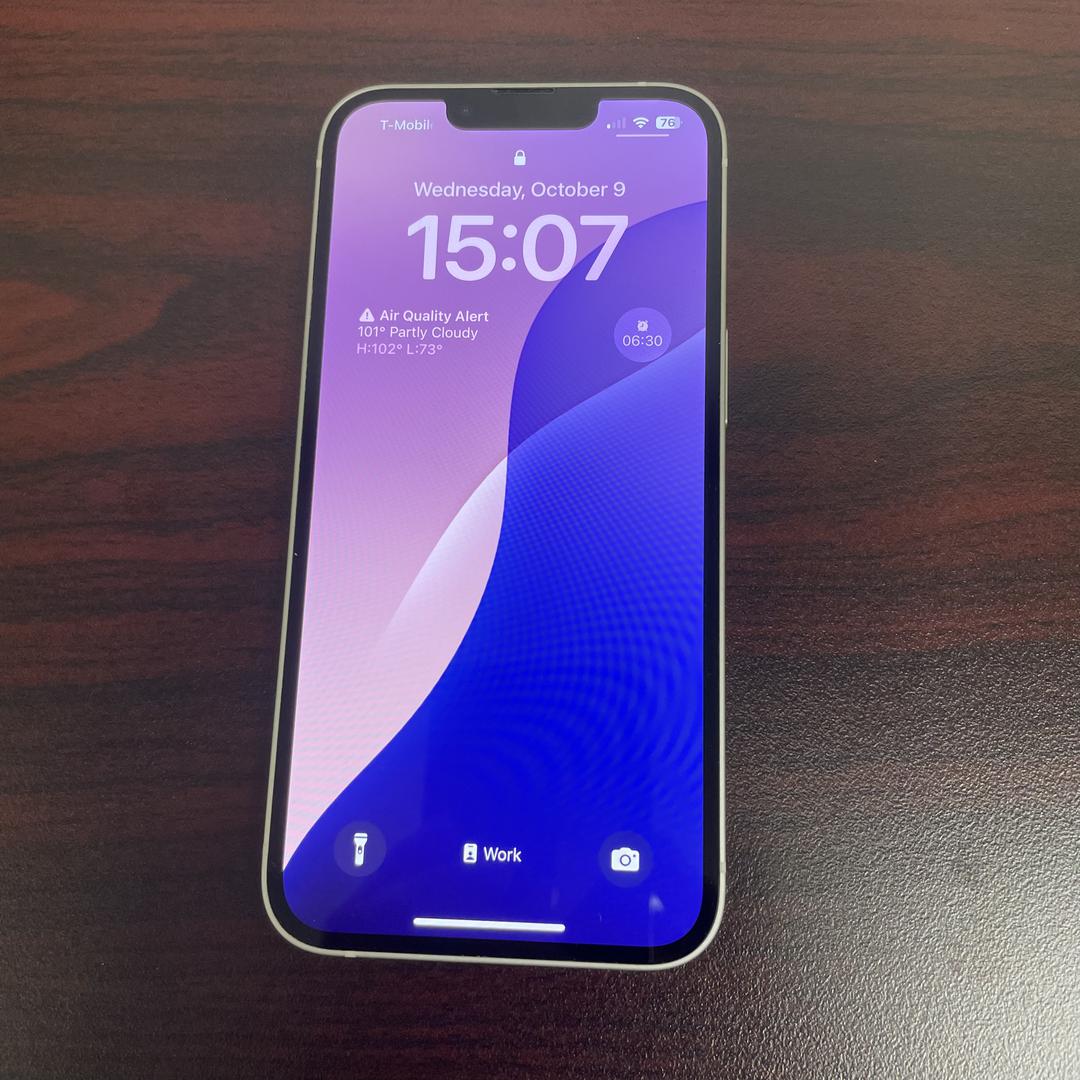 Apple iPhone 13 Unlocked, Starlight, 128GB, A2482 LYKW13913 Swappa