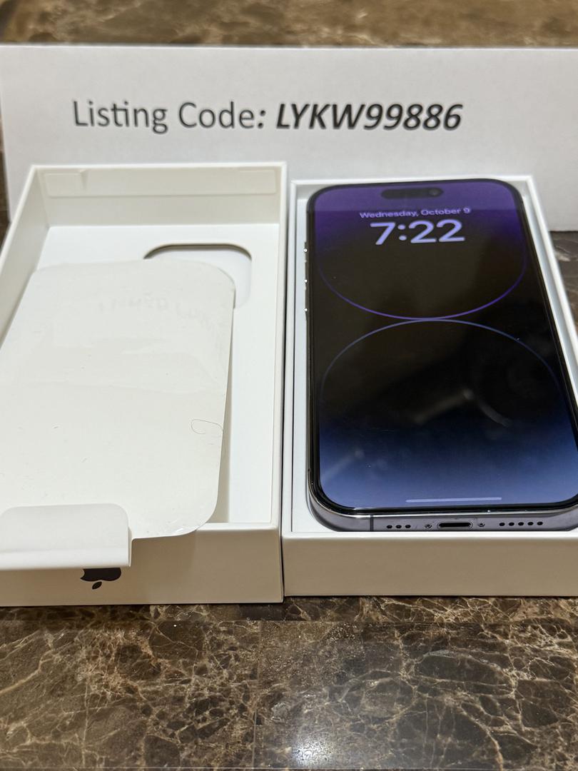 Apple iPhone 14 Pro Unlocked, Purple, 128GB, A2650 LYKW99886 Swappa