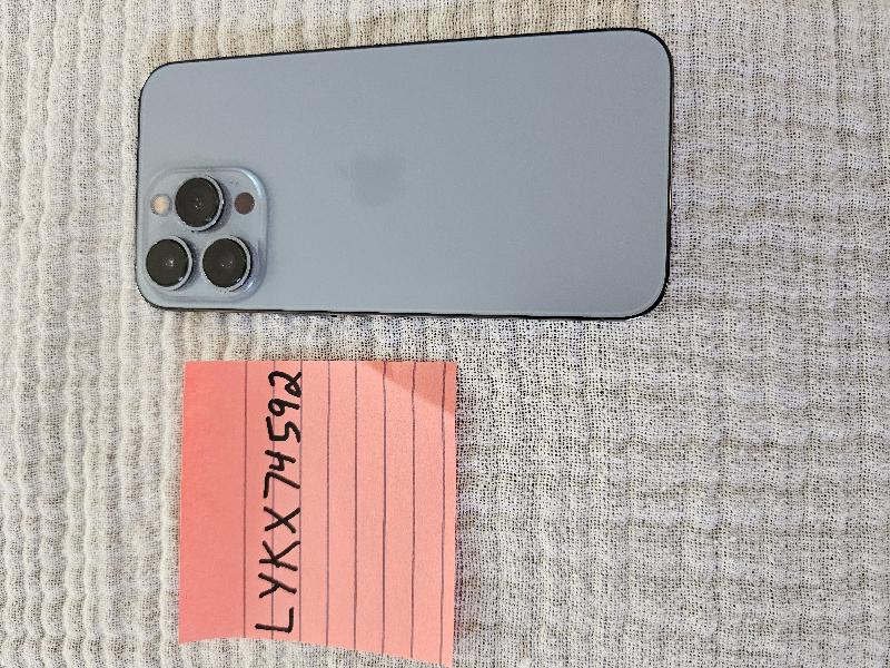 Apple iPhone 13 Pro Unlocked, Sierra Blue, 128GB, A2483 LYKX74592