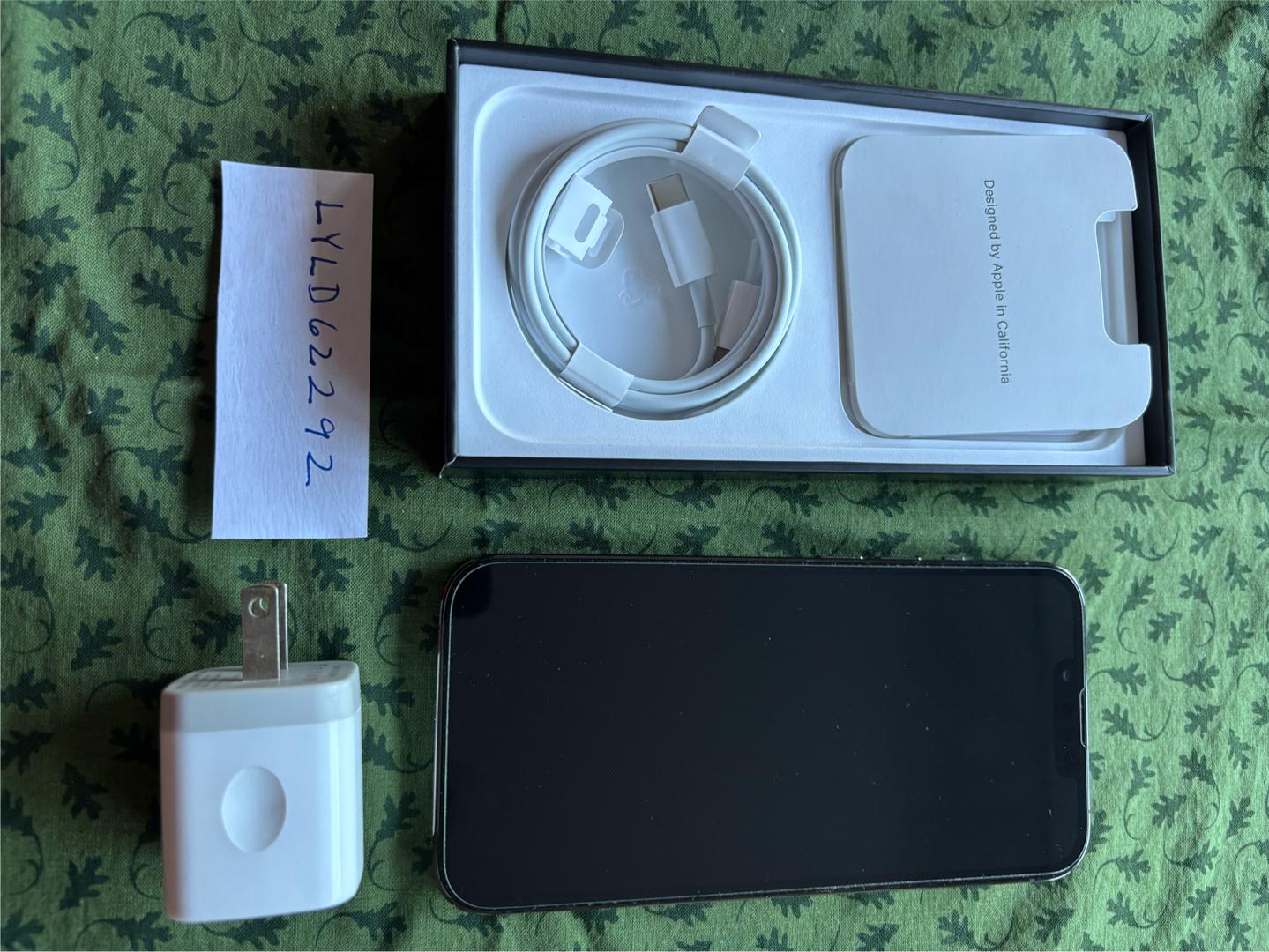 Apple iPhone 13 Pro Unlocked, Graphite, 128GB, A2483 LYLD62292 Swappa