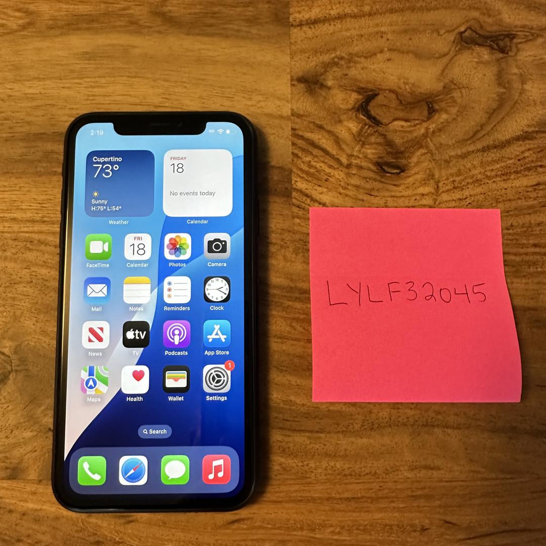 Apple iPhone Xr Unlocked, Black, 64GB, A1984 LYLF32045 Swappa