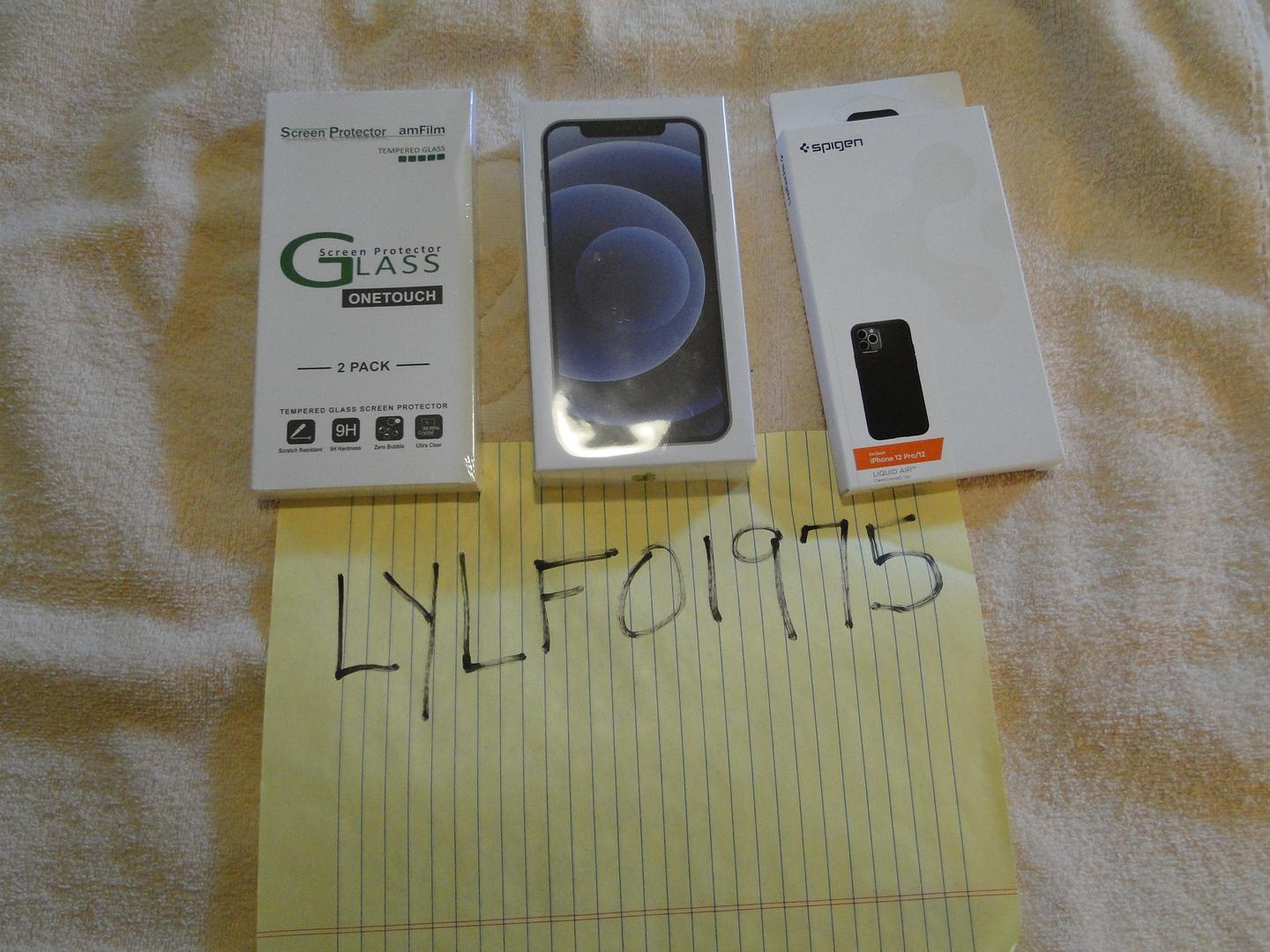 Apple iPhone 12 Unlocked, Black, 256GB, A2172 LYLF58466 Swappa