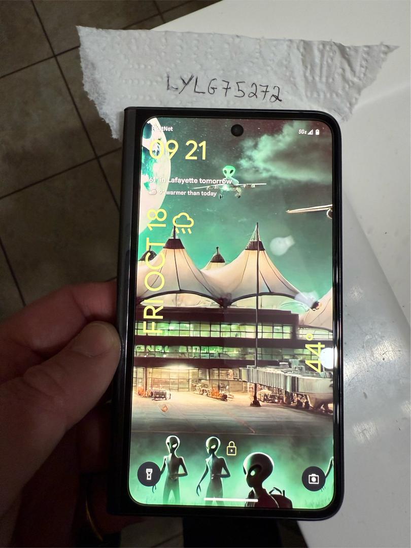 Google Pixel Fold Unlocked, Obsidian, 256GB, 12GB, G9FPL LYLG75272