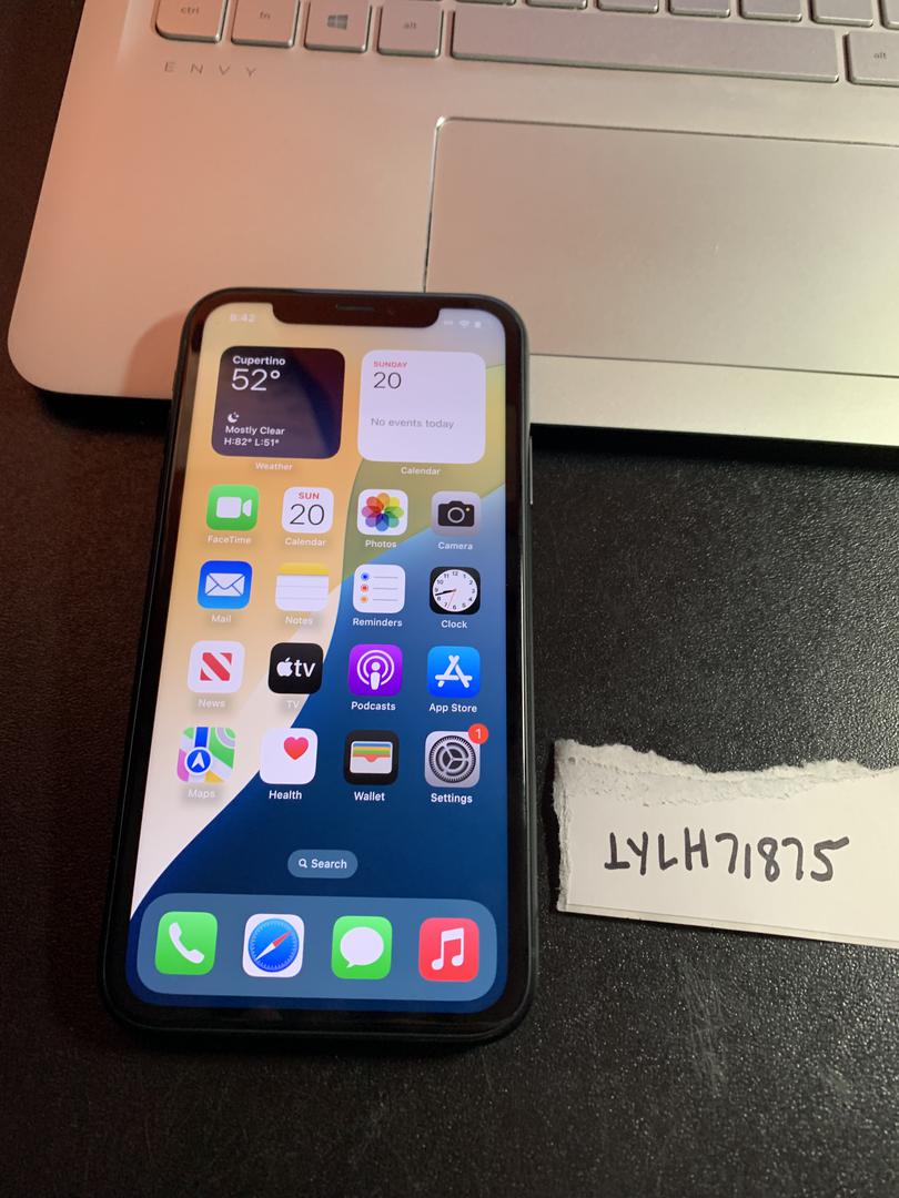 Apple iPhone Xr Unlocked, Black, 64GB, A1984 LYLH49341 Swappa