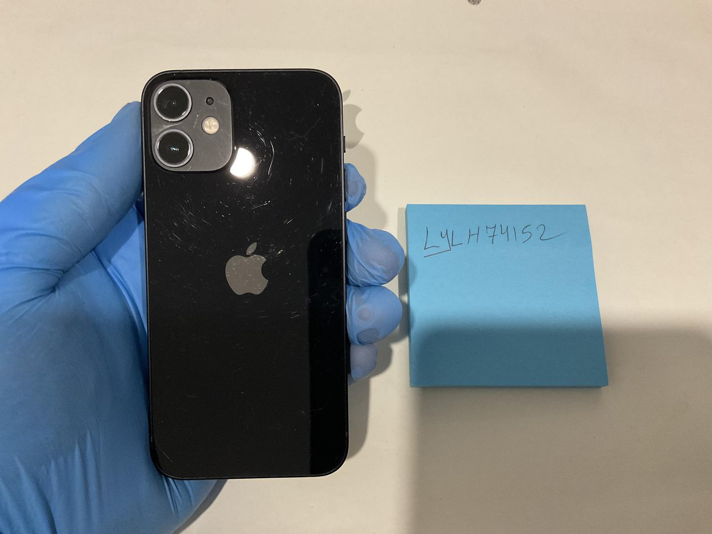Apple iPhone 12 Mini - Unlocked, 128GB, Black, A2176 - LYLH74152