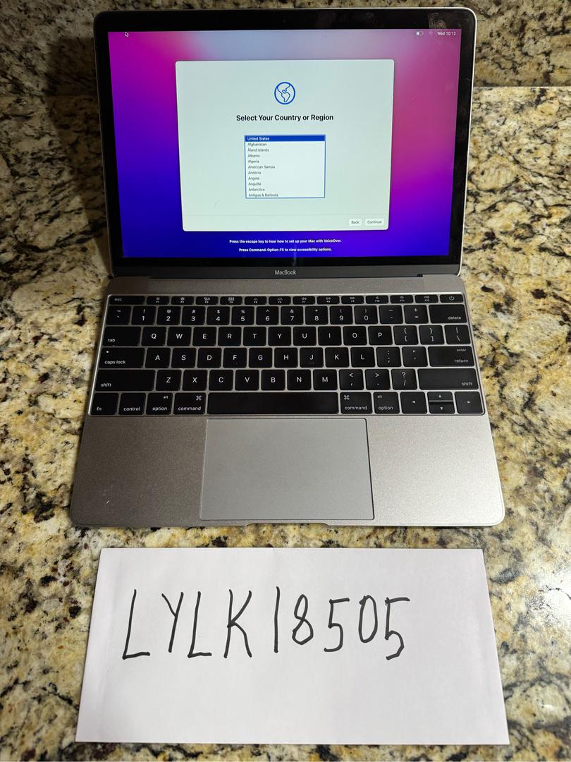 MacBook Retina 2016 - 12", color Silver