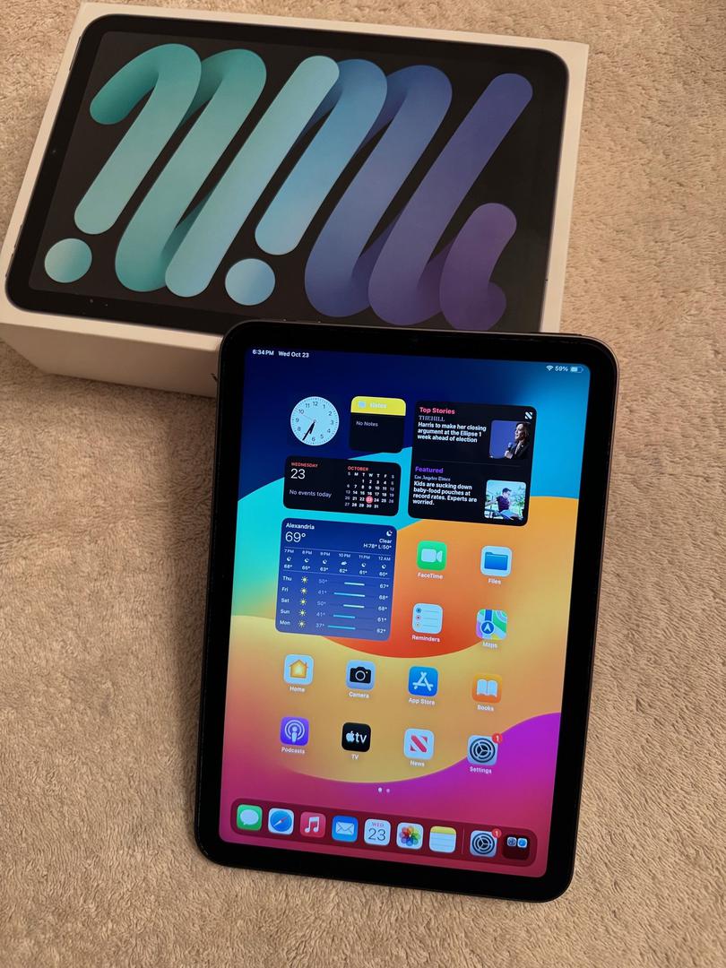 Apple iPad Mini 6th Gen WiFi, Gray, 256GB, A2567 LYLK63349 Swappa