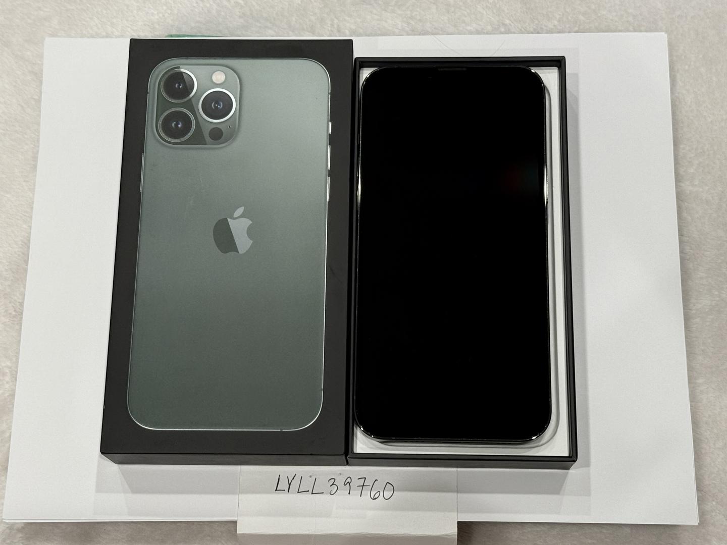 Apple iPhone 13 Pro Max Unlocked, Green, 256GB, A2484 LYLL39760