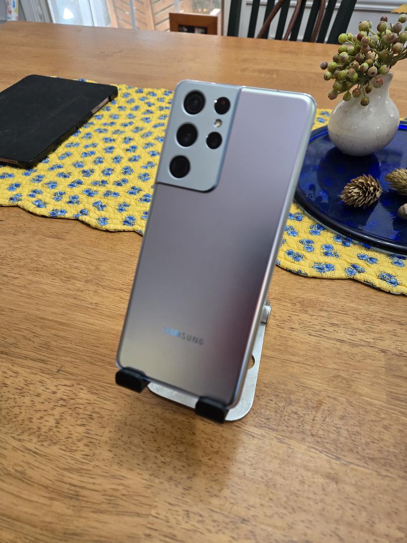 Samsung Galaxy S21 Ultra 5G Verizon, Silver, 128GB, 12GB, SMG998U