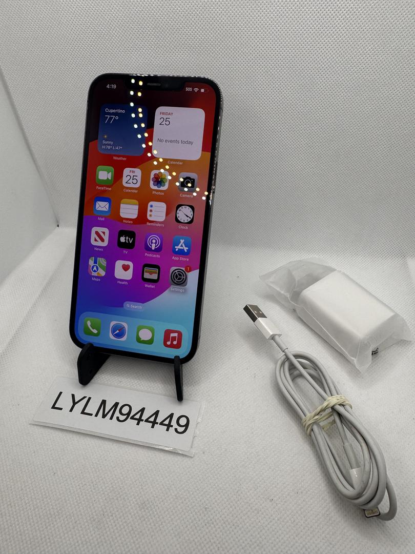 Apple iPhone 12 Pro Max Unlocked, Graphite, 128GB, A2342 LYLM94449