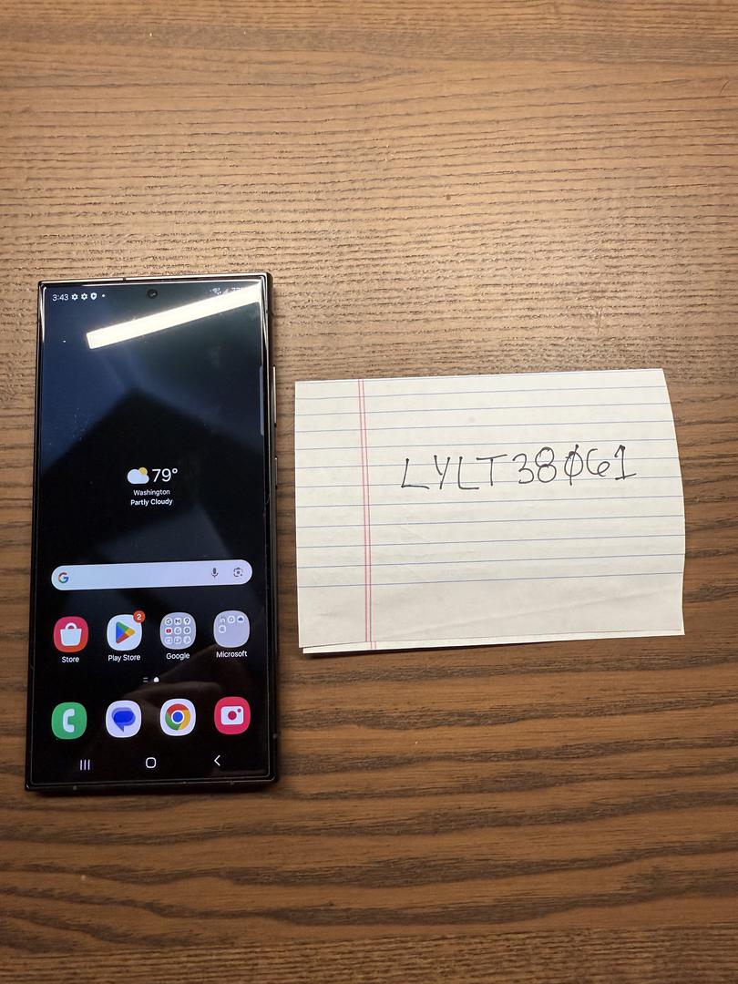 Samsung Galaxy S24 Ultra Unlocked, Black, 256GB, 12GB, SMS928U1