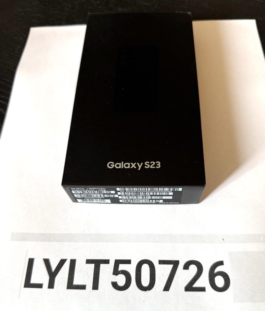 Samsung Galaxy S23 Verizon, Black, 128GB, 8GB, SMS911U LYLT50726