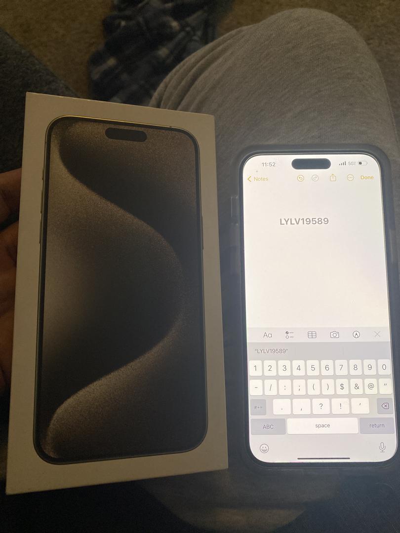 Apple iPhone 15 Pro Max Verizon, Natural, 256GB, A2849 LYLV19589