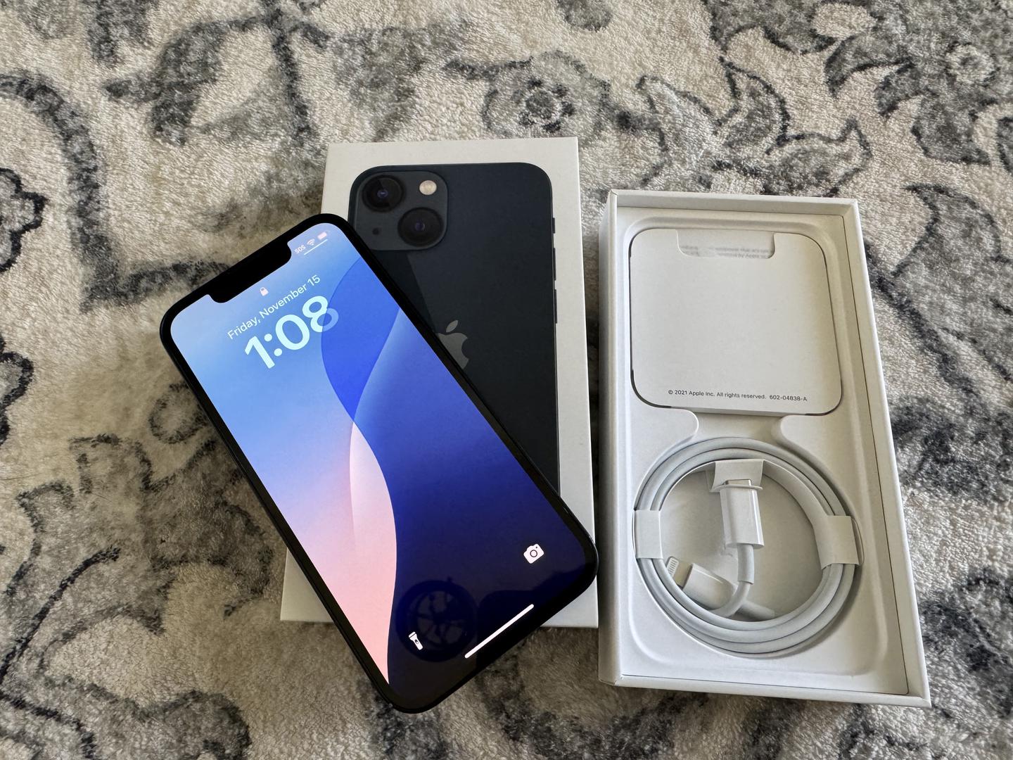 Apple iPhone 13 Mini - Unlocked, Midnight, 128GB, A2481