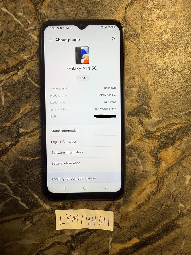 Samsung Galaxy A14 5G, color Black