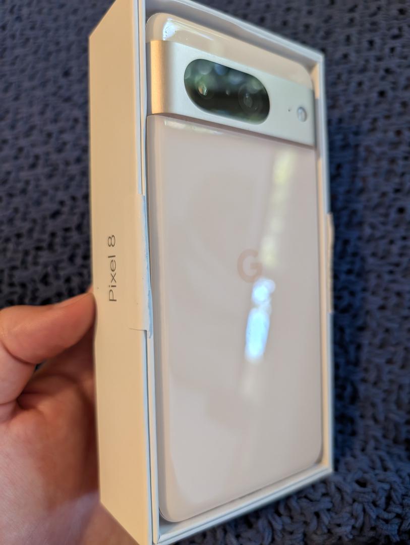 Google Pixel 8 - Unlocked, 128GB, Rose, 8GB, G9BQD, Sub-6 5G
