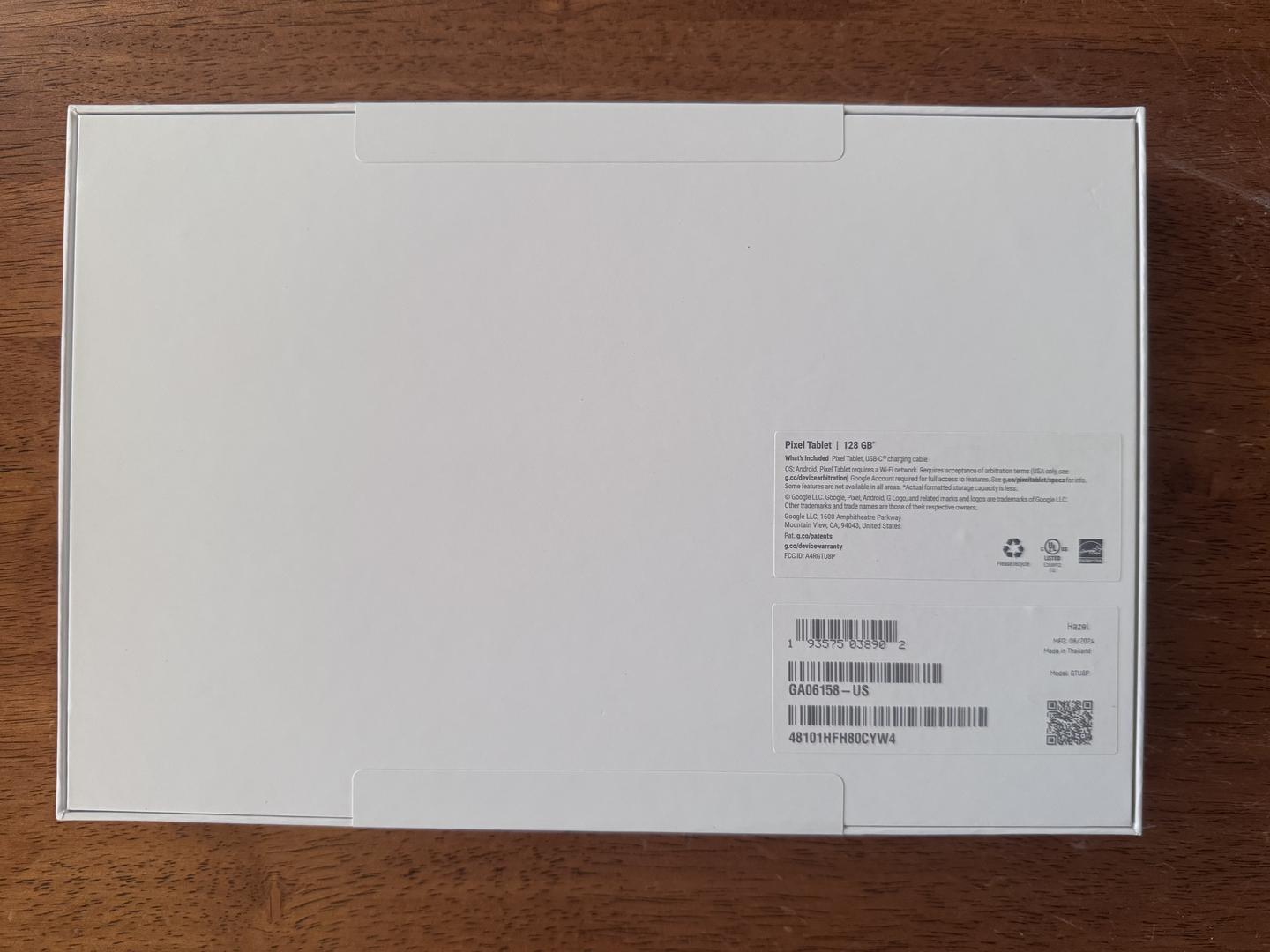 Google Pixel Tablet 11", color Hazel