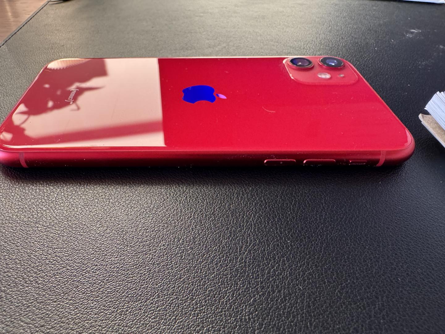 Apple iPhone 11 - Unlocked, Red, 128GB, A2111 - LYMW37358