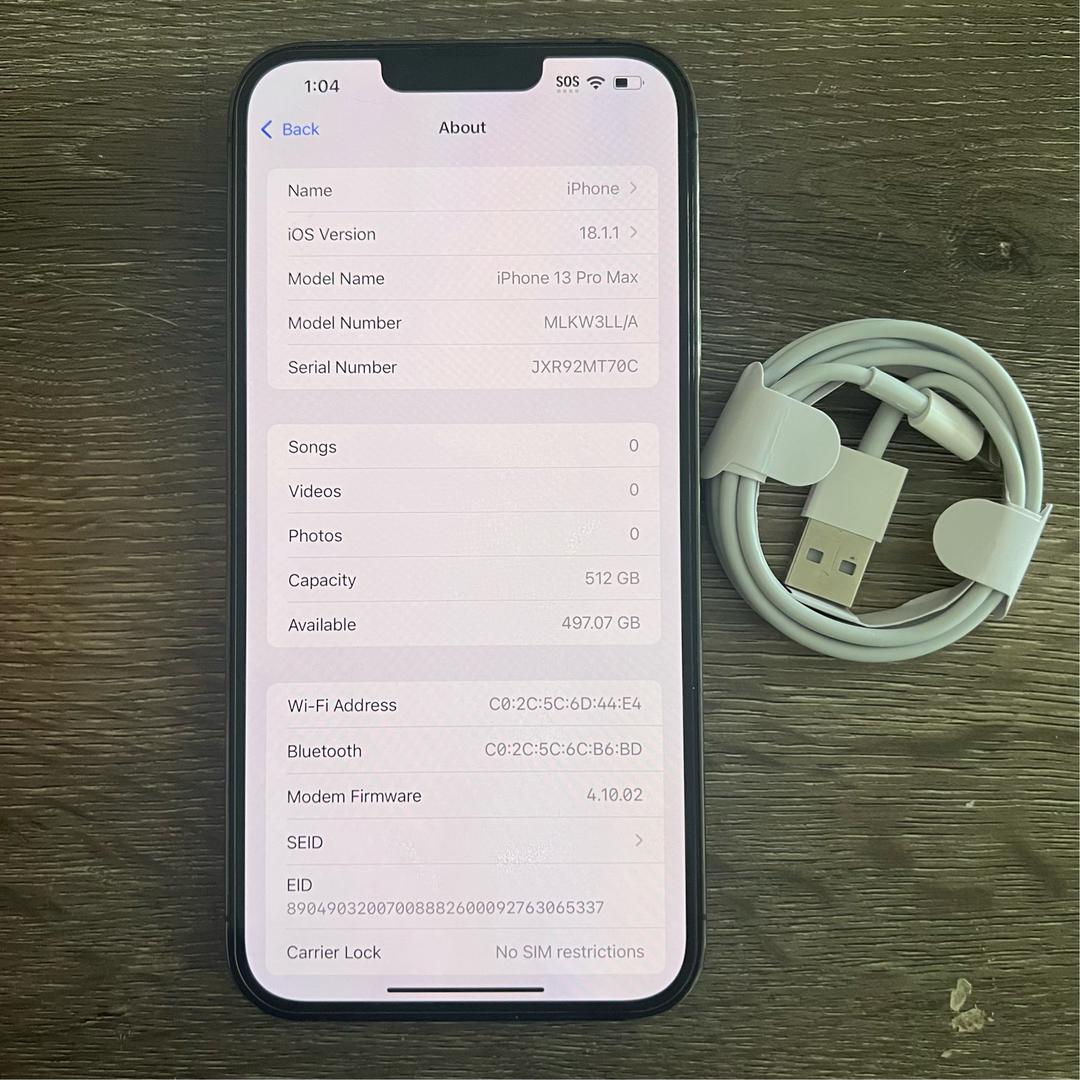 Apple iPhone 13 Pro Max, color Graphite