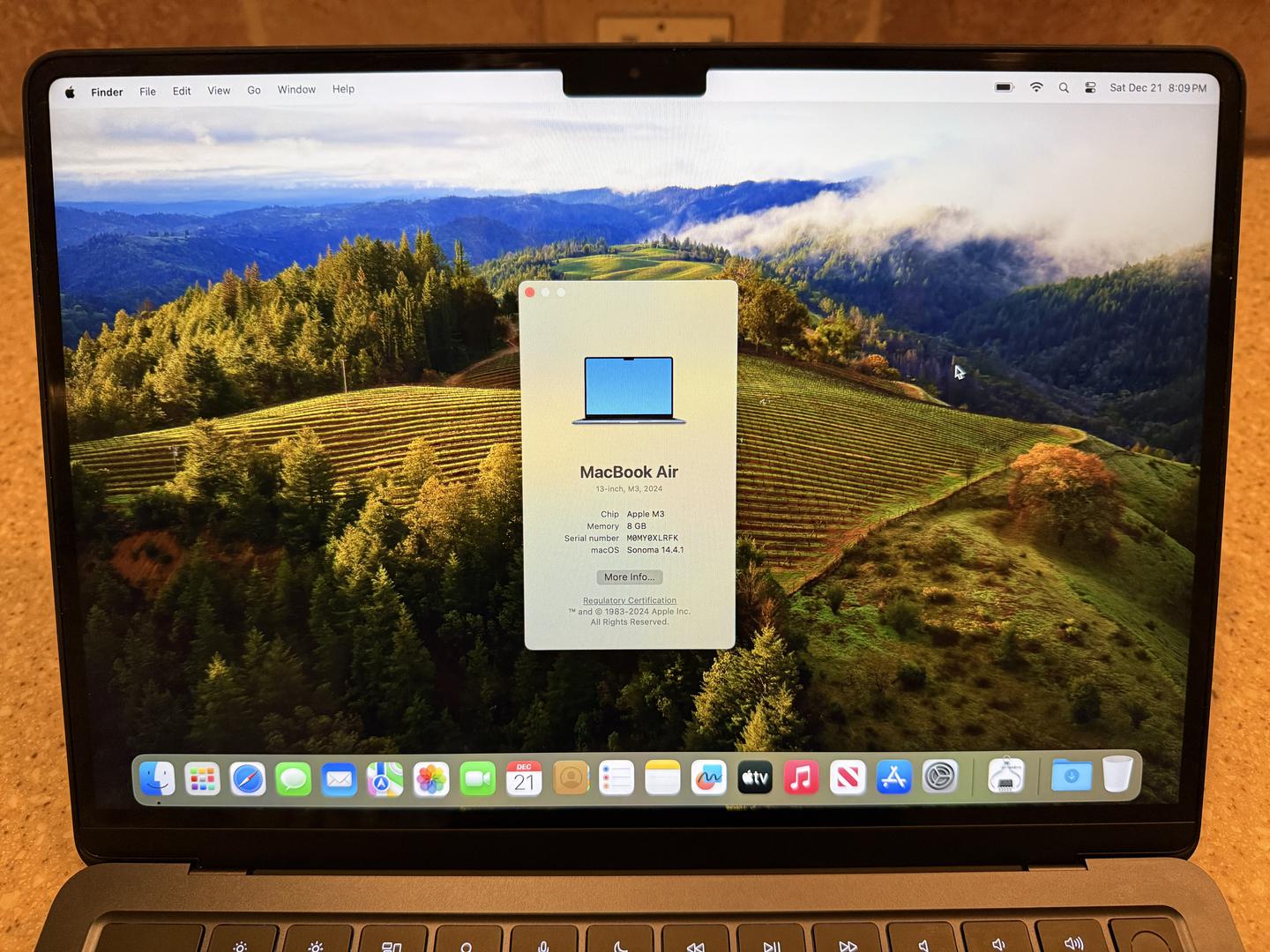 MacBook Air 2024 (M3) - 13", color Midnight