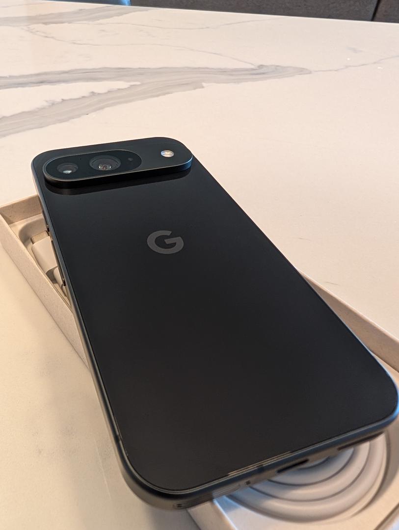 Google Pixel 9, color Obsidian