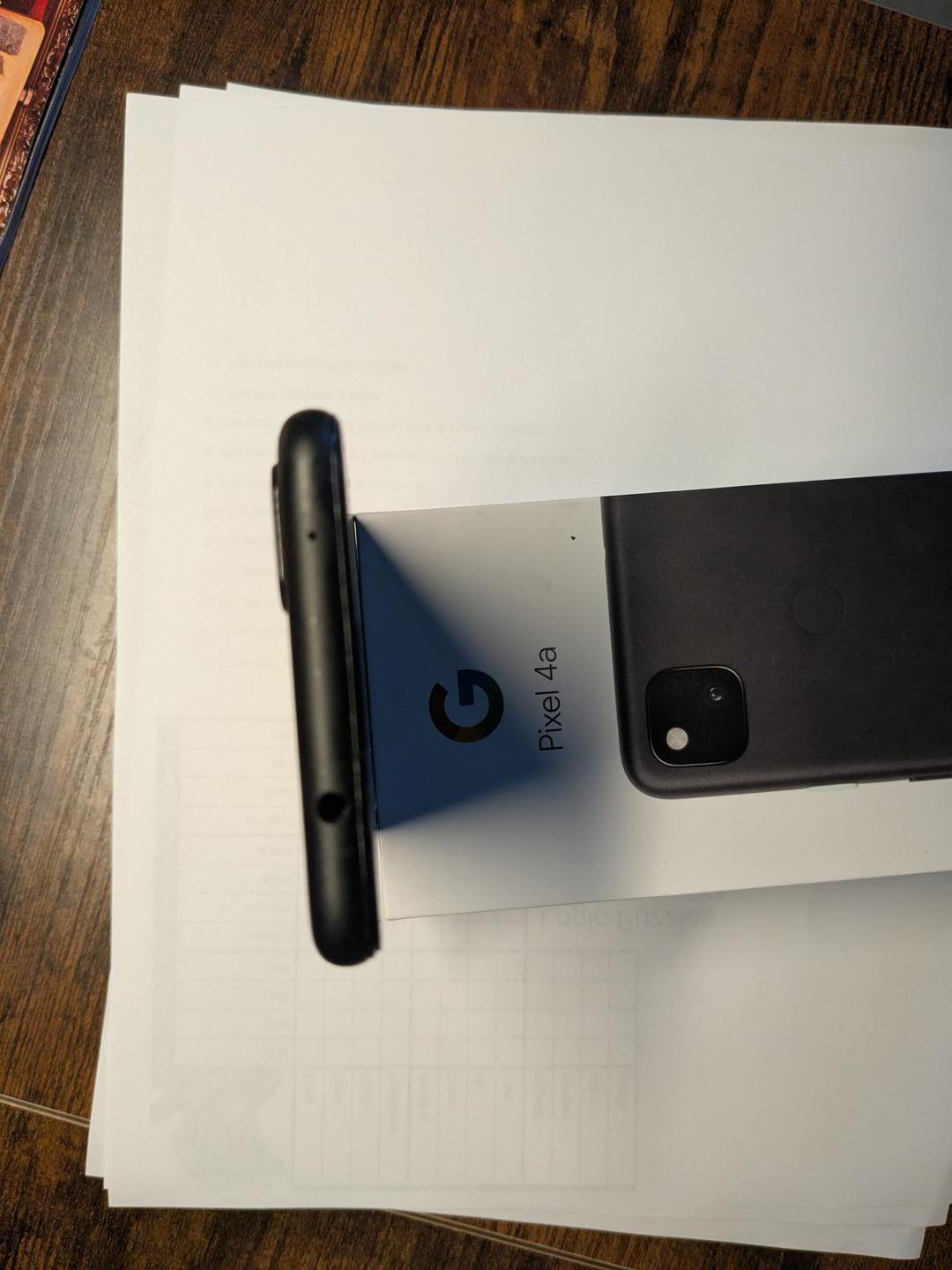 Google Pixel 4a, color Black