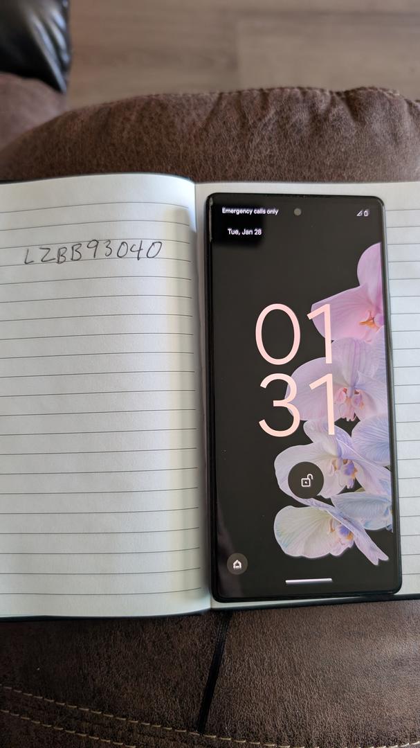 Google Pixel 6, color Black