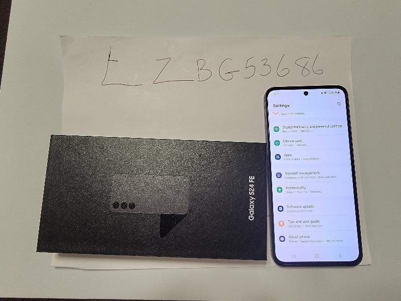 Samsung Galaxy S24 FE Cricket, Graphite, 128GB, SMS721U LZBG53686