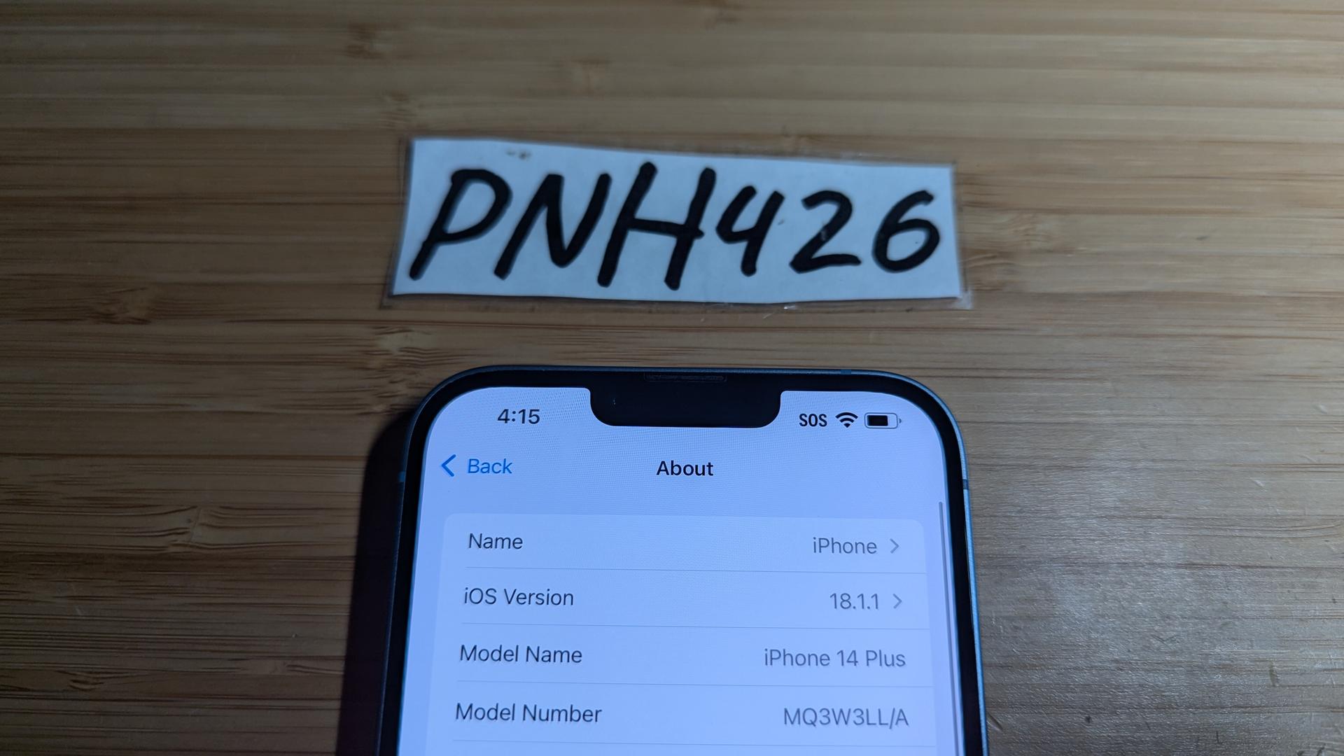 Apple iPhone 14 Plus, color Blue